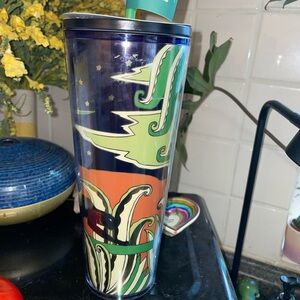 Starbucks & Mike Willcox Tumbler w/ Multicolor Design - NWT